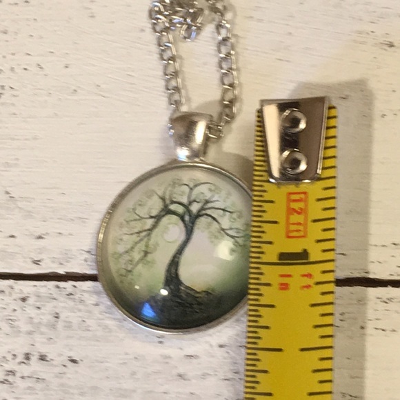 Tree of Life with Moon Necklace - Picture 9 of 10